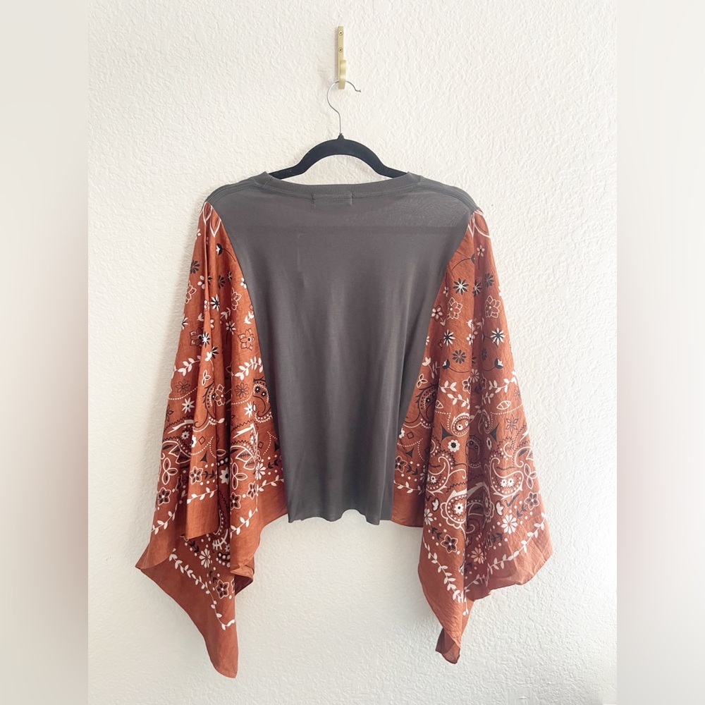 Willie, Janis, Lynyrd, Cash Custom Bandana Kimono Upcycle rework - Picture 7 of 13